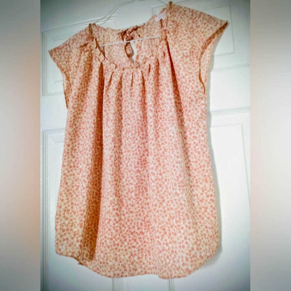 LC Lauren Conrad Floral Blouse – Women’s Size L
